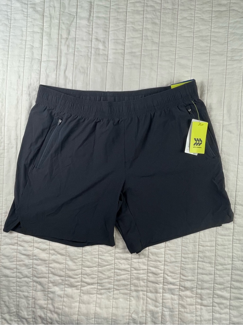 all in motion Black Athletic Running Shorts large NWT